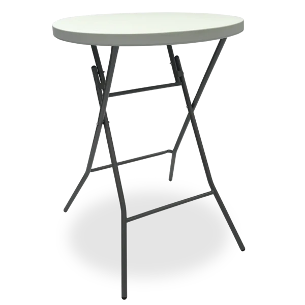 Stretch Fabric Poseur Table - Hardware Standing