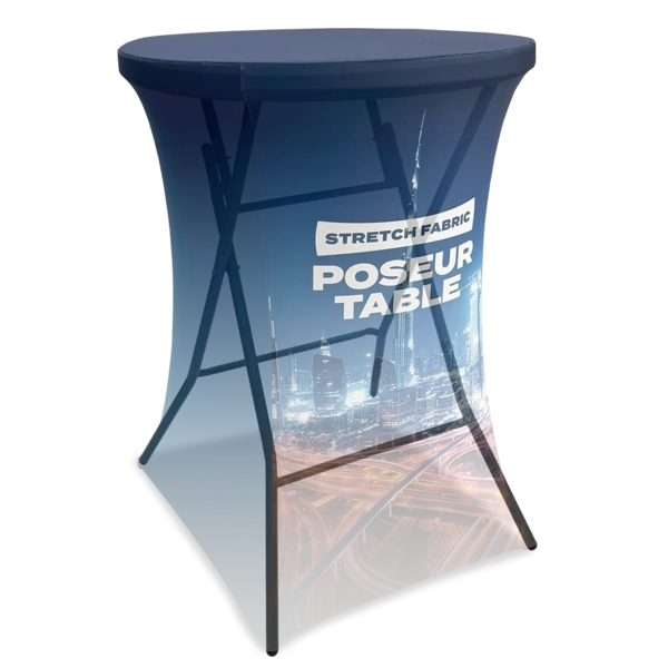 Stretch Fabric Poseur Table - X Ray - Hero